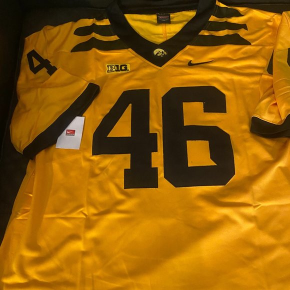 Nike IOWA HAWKEYES GEORGE KITTLE Men's JERSEY Sz M,L,XL,2XL New w tags 49ERS - Picture 3 of 6